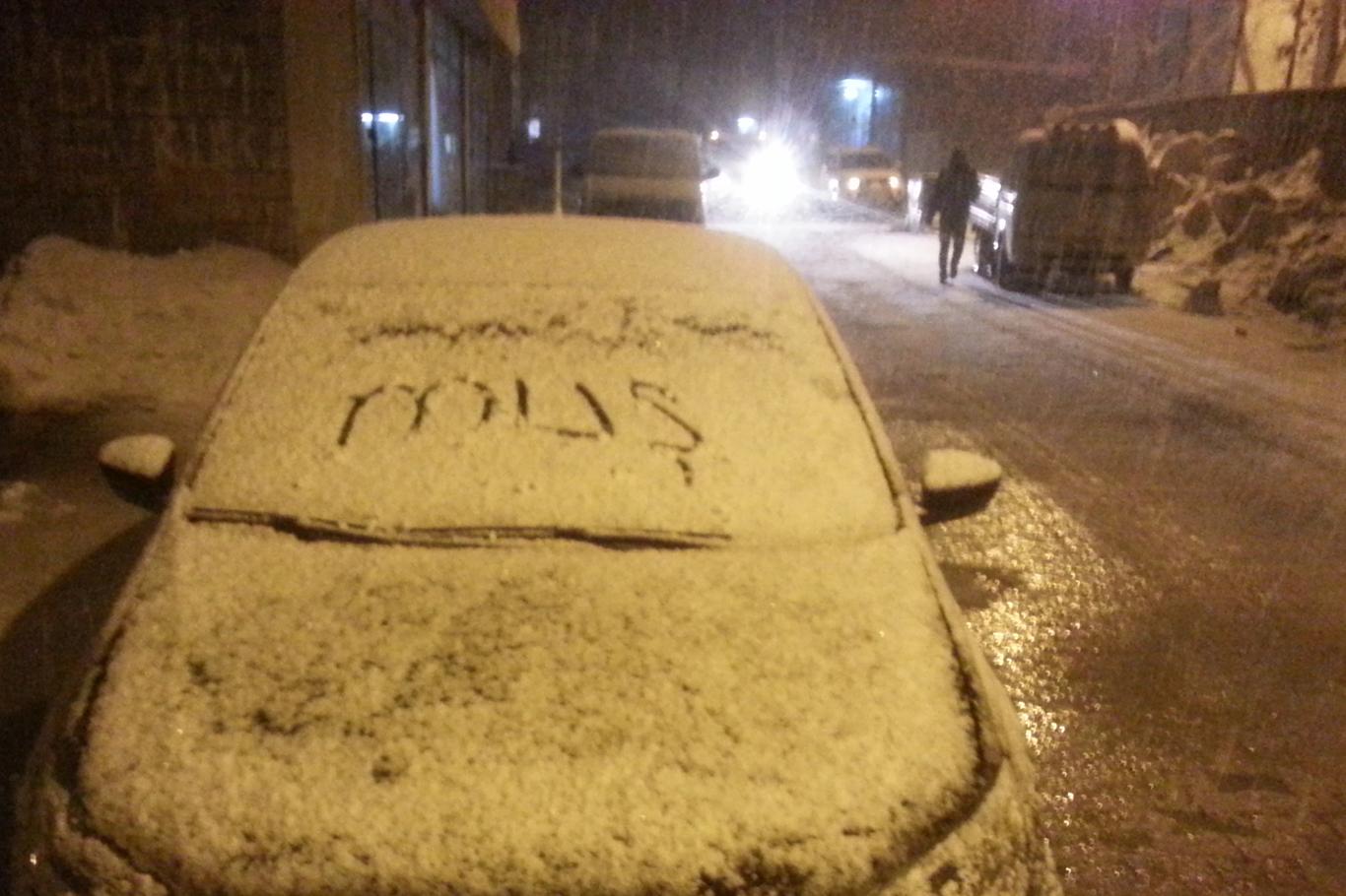 Kar yağışı Muş’u etkisi altına aldı Kar yağışı Muş’u etkisi altına aldı